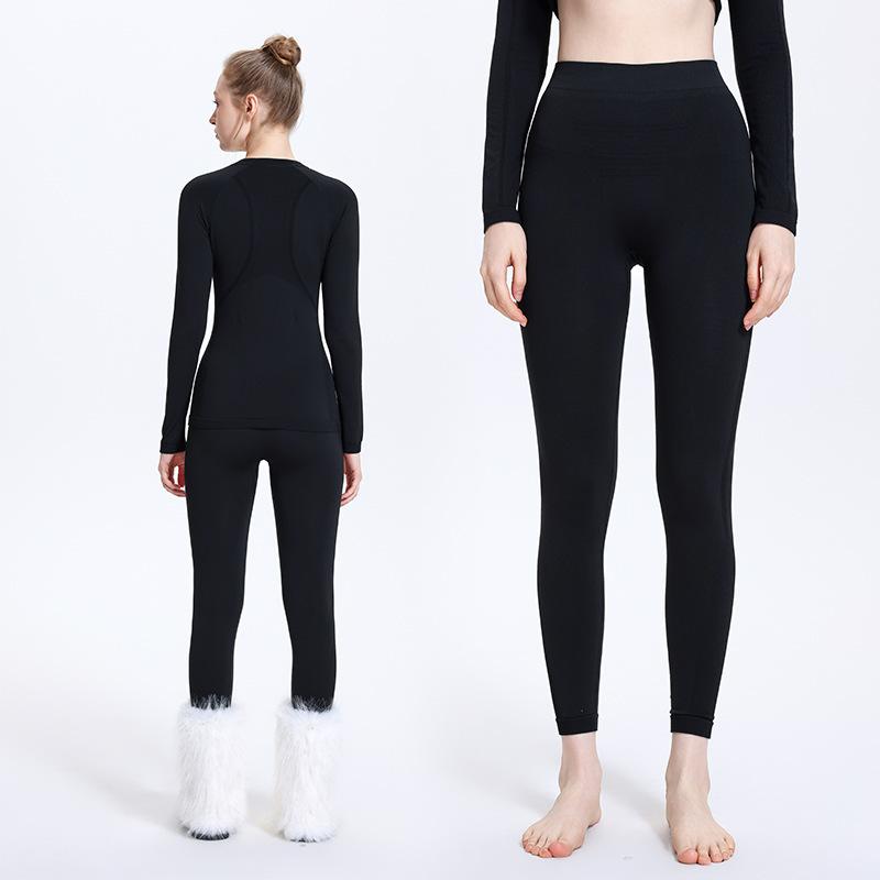 New Merino Wool Ski Clothing Underwear Set Outdoor Mountaineering Sports Breathable Perspiration Compression Warm Clothes