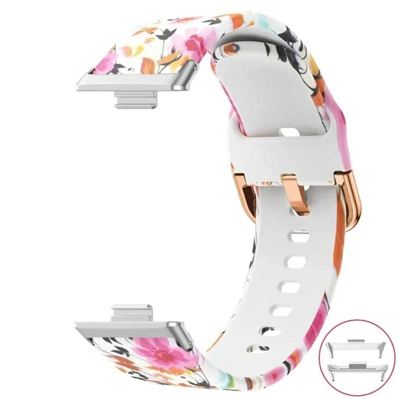 

Печать резинового ремешка для Huawei Watch Fit 3 Сменный ремешок для умных часов Браслет Correa Huawei watch fit3 watc band Huawei Fit 3