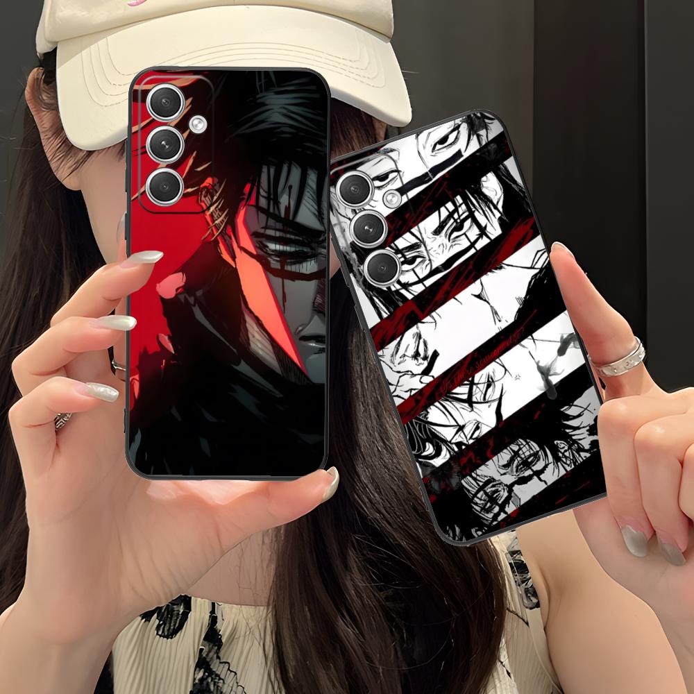 Jujutsu Kaisen Choso Mobile Phone Case for Samsung Galaxy S26 S25 S24 S23 S22 S21 S20 Note20 Plus FE Ultra Colorful Cover Luxury