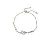 And Moon Elegant Star Crystal Bracelet For Women Chic Zircon Alloy Jewelry