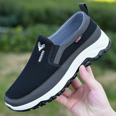 Men Penny Boat Shoes Outdoor Activity Hiking Walking  Breathable Running Hiking Sneakers Slip On Comfortable Sports Shoes