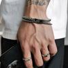 Titanium Steel Double-layer Bracelet Men's Minimalist Style Niche Design Jewelry Does Not Fade Versatile Personalized Jewelry Women