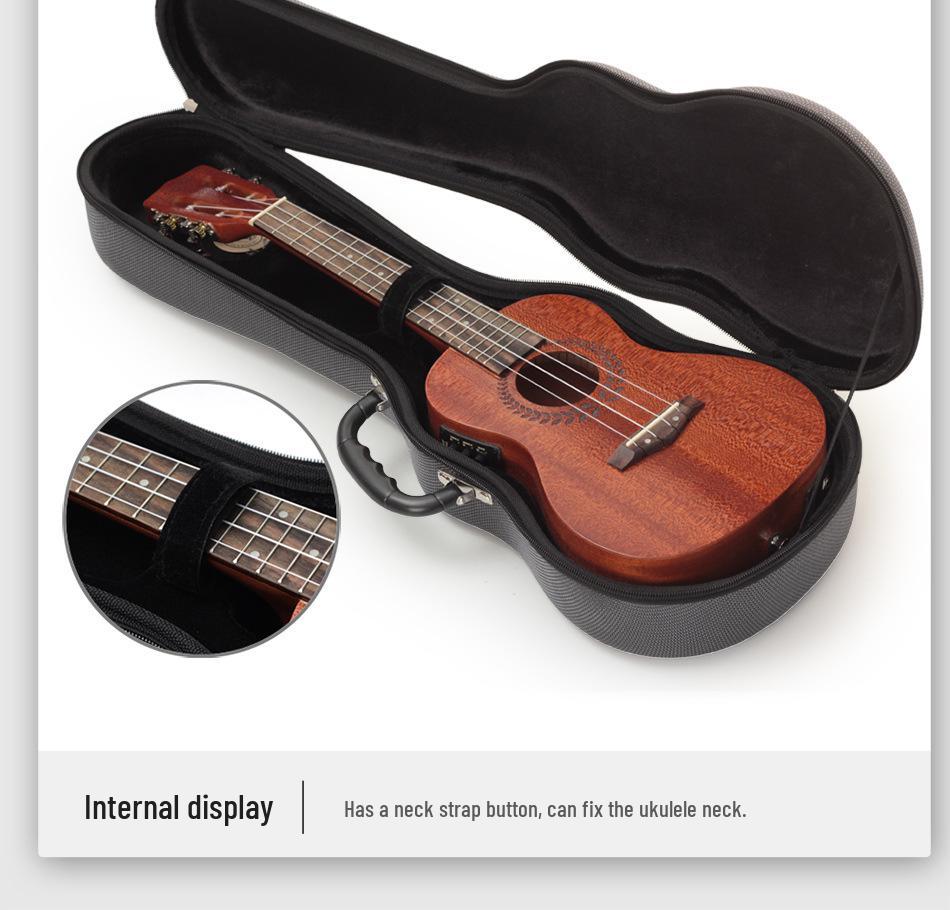 21", 23", 26" Reinforced Ukulele Case - Double Shoulder Backpack