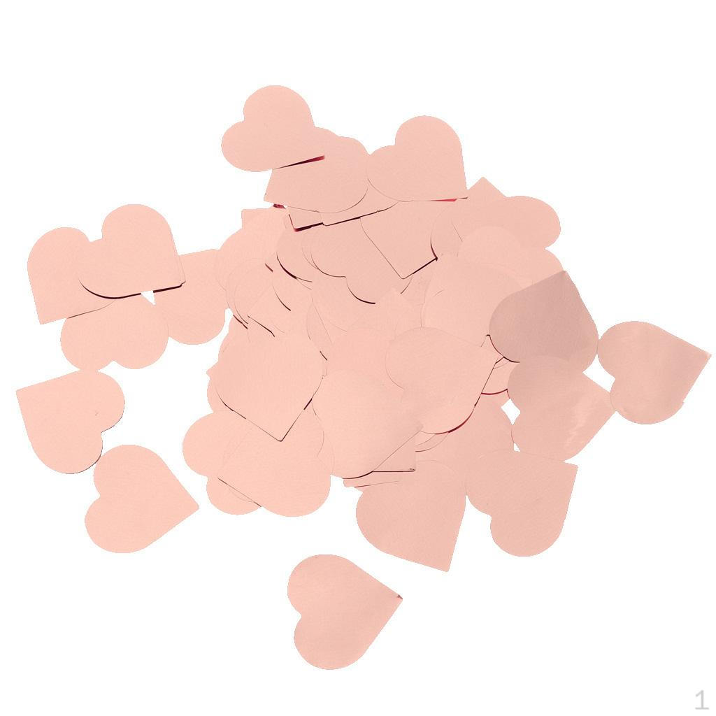

25 Пластиковых Блесток для Стола Рассыпные 2,5 см Поставщик для Вечеринок Rose Gold