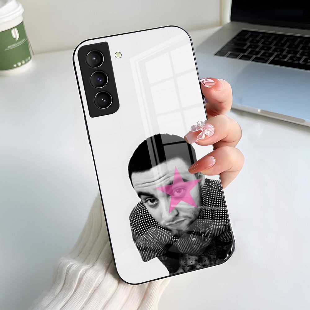 Singer M-Mac Circles Miller Phone Case For Samsung A56 A36 A26 A16 A15 A25 A35 A55 A14 A34 A24 A54 Glass Case
