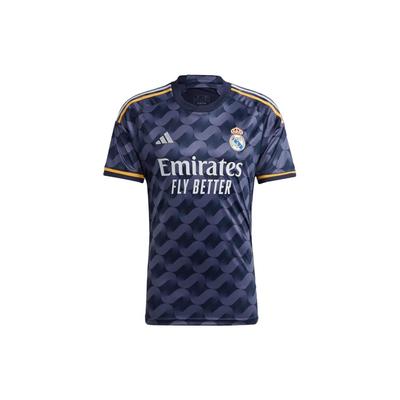 Real Madrid 23/24 Idegenbeli Mez Betűmintás Nyomattal Férfi Felsők Sötétkék IJ5901