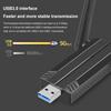 USB 3.0 Adapter Drive Free Network Adapter Supports for Windows Vista/XP/7-11/Linux OS/ OS WiFi 6 Receiver Dongle for Desktop