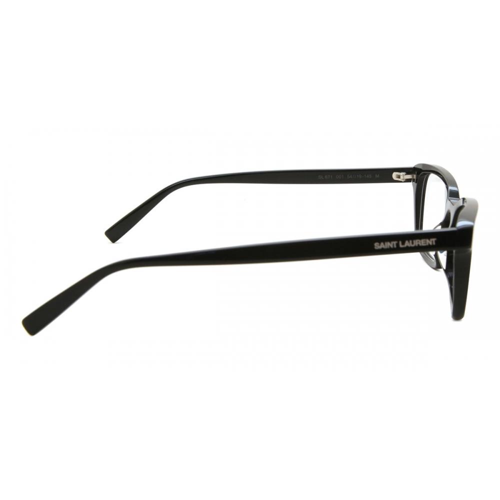 Saint Laurent Sl 671 Asian Fit 001 Unisex Eyeglasses