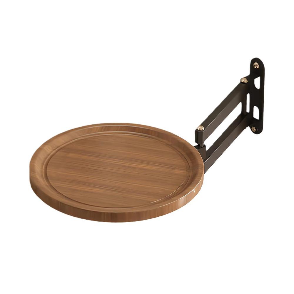 Multi-Purpose Folding Floating Plate Round Bedside