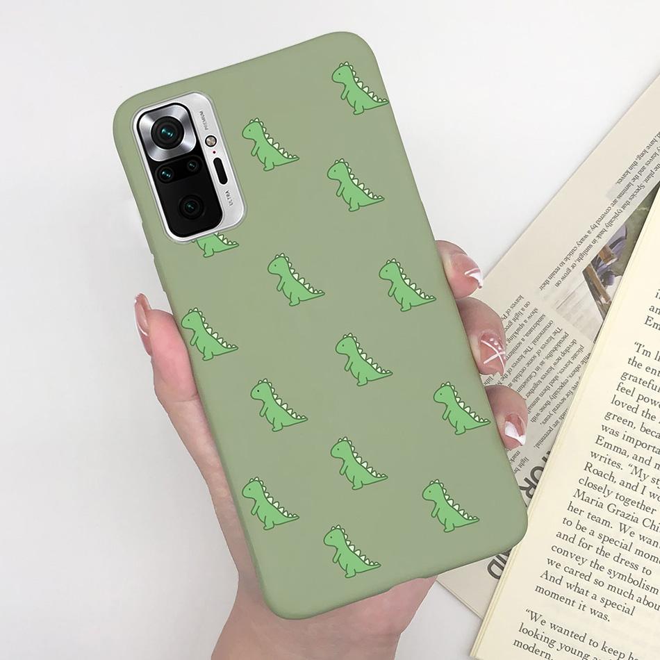 For Xiaomi Redmi Note 10 Case Love Heart Avocado Soft Silicone Cover Phone Case on Redmi Note 10S Note10 S Note 10 Pro Max Funda