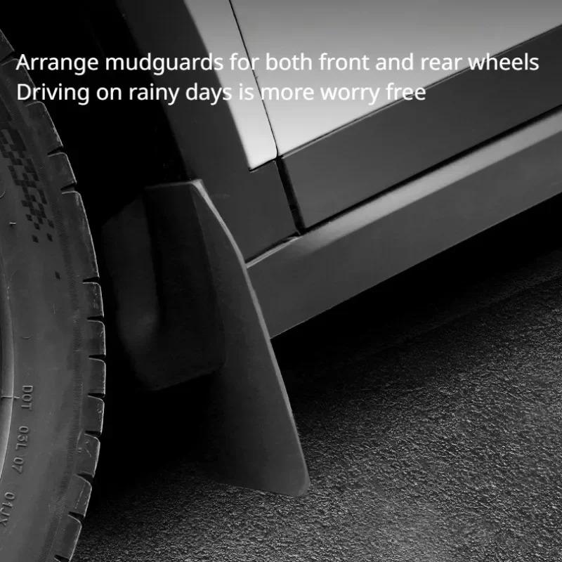 Fender for Tesla Model X S Upgrade Mudguard 4PCS Auto Splash Guard Replacement Protector Mud Guard Car Exterior Accessories
