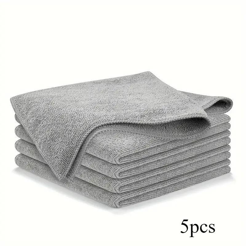 Black Ultra-fine Fiber Dishwashing Cloth, Multifunctional Car Cleaning Cloth,Kichen Accessories Kitchen Towels