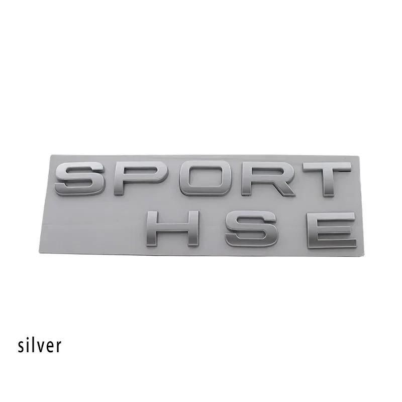 3D for V8 HSE SPORT EDITION Premium SPORT Car Fender Trunk Tail Rear Bonnet Nameplate Decal Emblem Badge Sticker