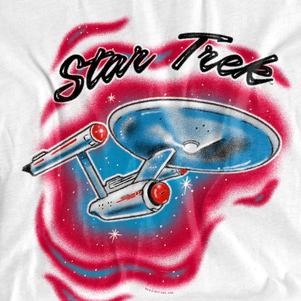 Star Trek Unisex Adult Airbrush T-Shirt