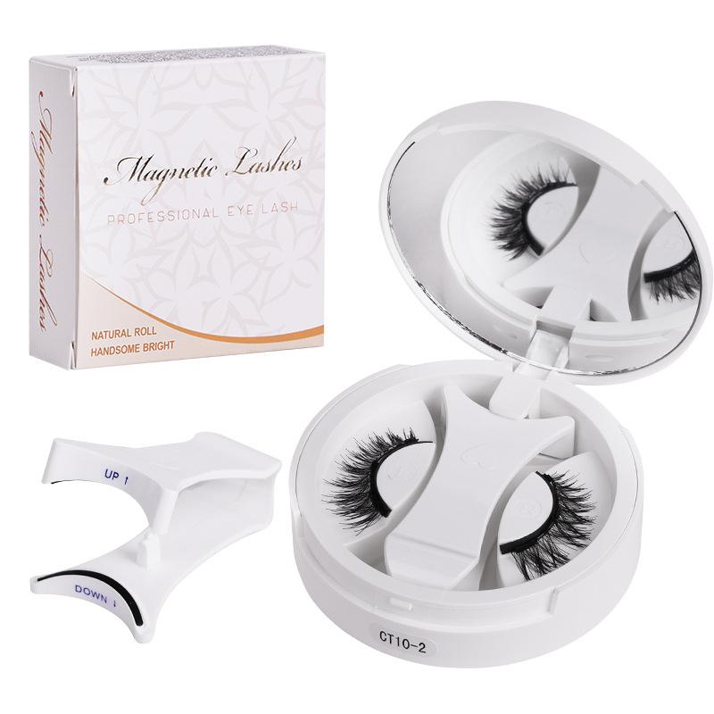 2 Pairs Magnetic Eyelashes - Premium Box Set with Carrying Case