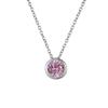 eManco Elegant Titanium Steel Diamond Clavicle Necklace for Women - Versatile, Non-Fading, Stainless Steel Pendant.