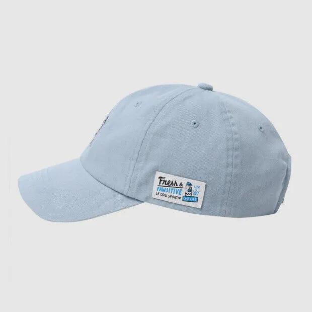 ONE LINE Collaboration Cotton Twill Ball Cap - Blue QR323XCP73
