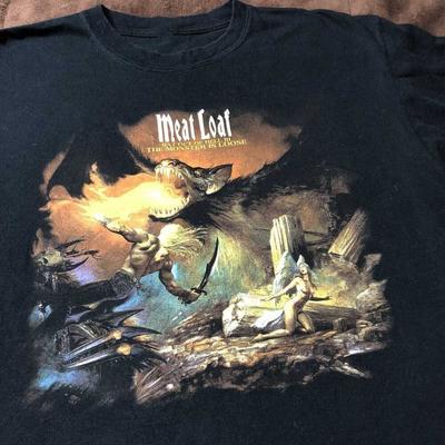 2007 Meat Loaf Cotton Black Shirt Unisex Concert S To 5XL EL381 Unisex T-Shirt