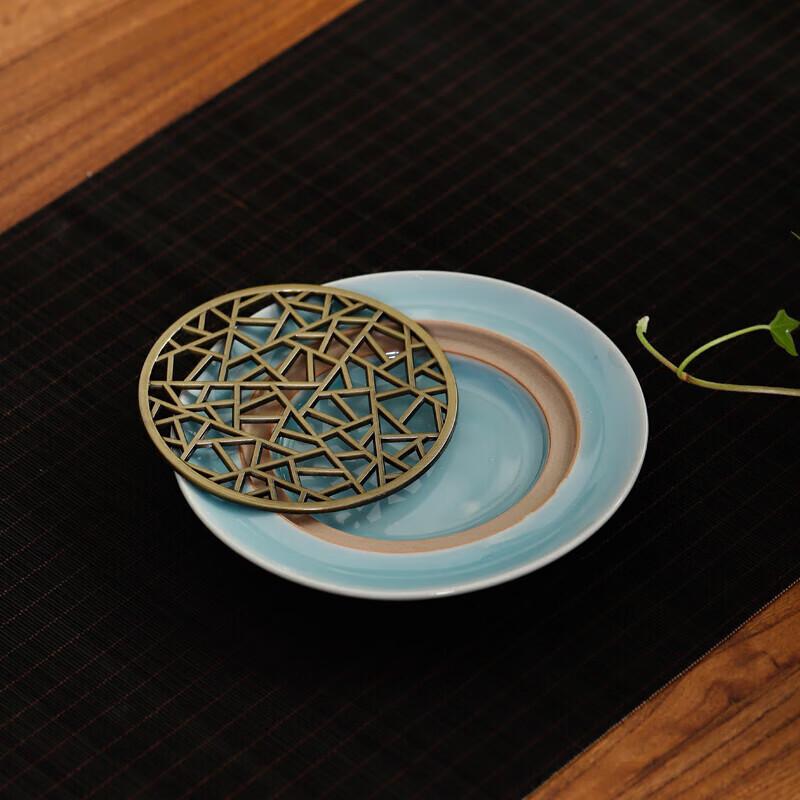 Chinese Ceramic Side Handle Tea Set