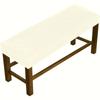 1 Set Solid Colour Pineapple Checkered Home Fabric Bench Cover Non-Slip Full Wrap Elastic Bench Cover Bench Cover