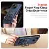 KEYSION Shockproof Armor Case for TECNO Spark Go 1 1S Go 2025 Soft Silicone+PC Metal Ring Stand Phone Cover for TECNO Pop 9 4G