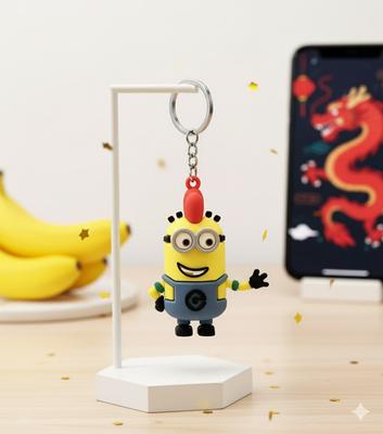 Minion Despicable Me Keychain Figurine Toy for Keys, Backpack, Bag 5 Cm