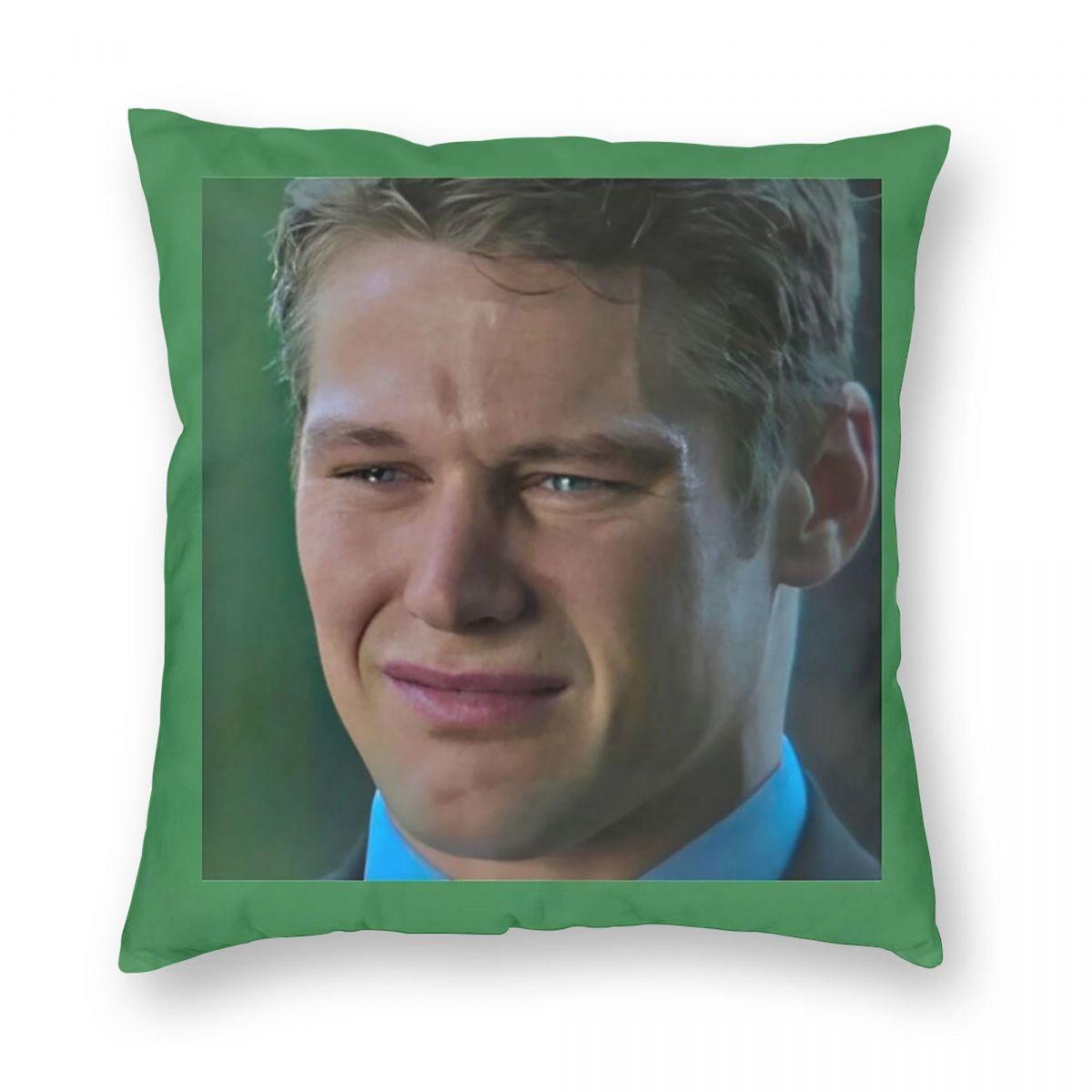 Vampire Diaries Matt Donovan Crying Pillowcase Polyester Linen Velvet Creative Zip Decor Throw Pillow Case Bed Cushion Cover 30x30cm