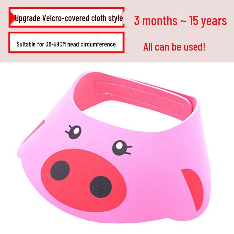 

Kids Shampoo Cap: Baby, Infant, Toddler Bath Cap with Waterproof Ear Protection розовый