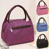 Portable Lunch Bag Thickened Oxford Waterproof Lunch Box Large Opening with Comfortable Handle for Work Travel And Mommy Bag