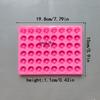 48 Cavity Mini Donut Silicone Mold DIY Handmade Dropper Mold Candy Pudding Chocolate Baking Cake Tool