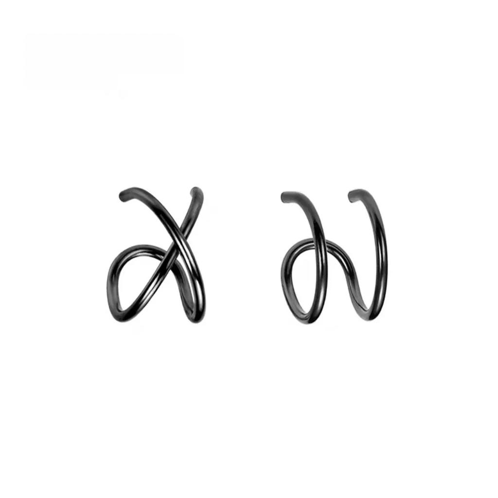 Stainless Steel C-Shaped Non Perforated Ear Clip, Women'S Simple And Creative Ear Buckle, High-Quality Cuff Earrings, Fashionable Jewelry Gifts
