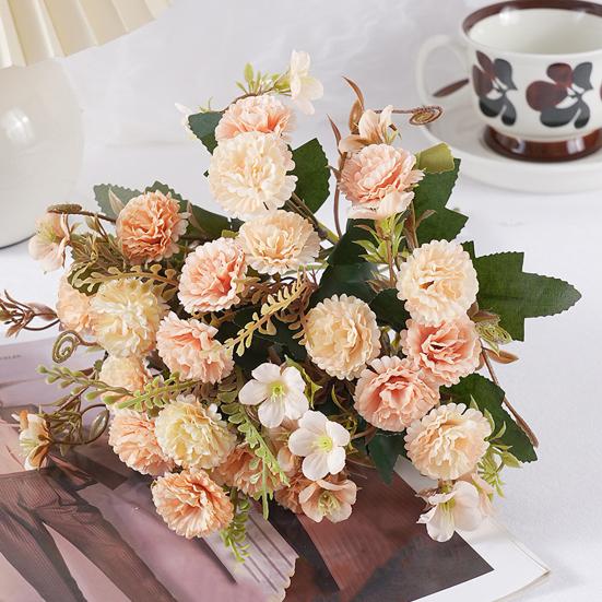 Simulovaná kytice květin Realistický dotek Neuvadající Umělé květiny Střed stolu Svatba Oslava Domácí dekorace