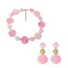 Irregular Vintage Beads Necklaces Pink Neck Chains New Chokers  for Women