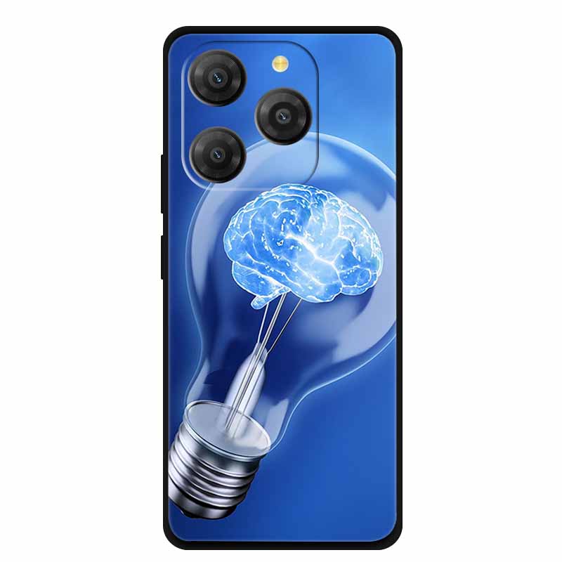 Για θήκη Blackview Shark 9 Shark9 Coque 6.67" Μαύρη Σιλικόνη Μαλακό Πίσω Κάλυμμα Θήκη Για θήκες τηλεφώνου Blackview Shark 9 Αντικραδασμική