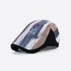 Men's All-season Striped Baseball Cap; Women's Printed Casual Cap; Single-layer Graffiti Beret; Forward-style Cap
