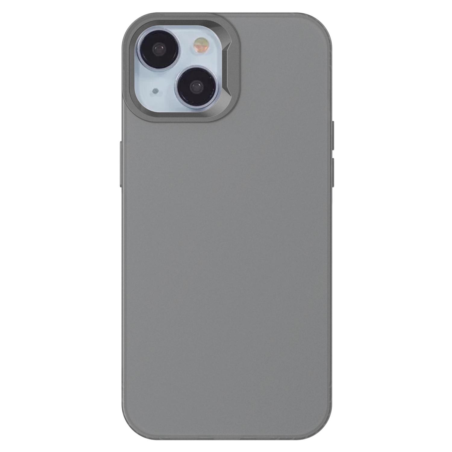 KALEBOL KLB-TPU008 For iPhone 14 Case Transparent Matte TPU Anti-Drop Phone Cover A