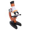 Microscope for Kids High Definition Battery Powered Microscope Science Kit with 4 Blank Glass Slides