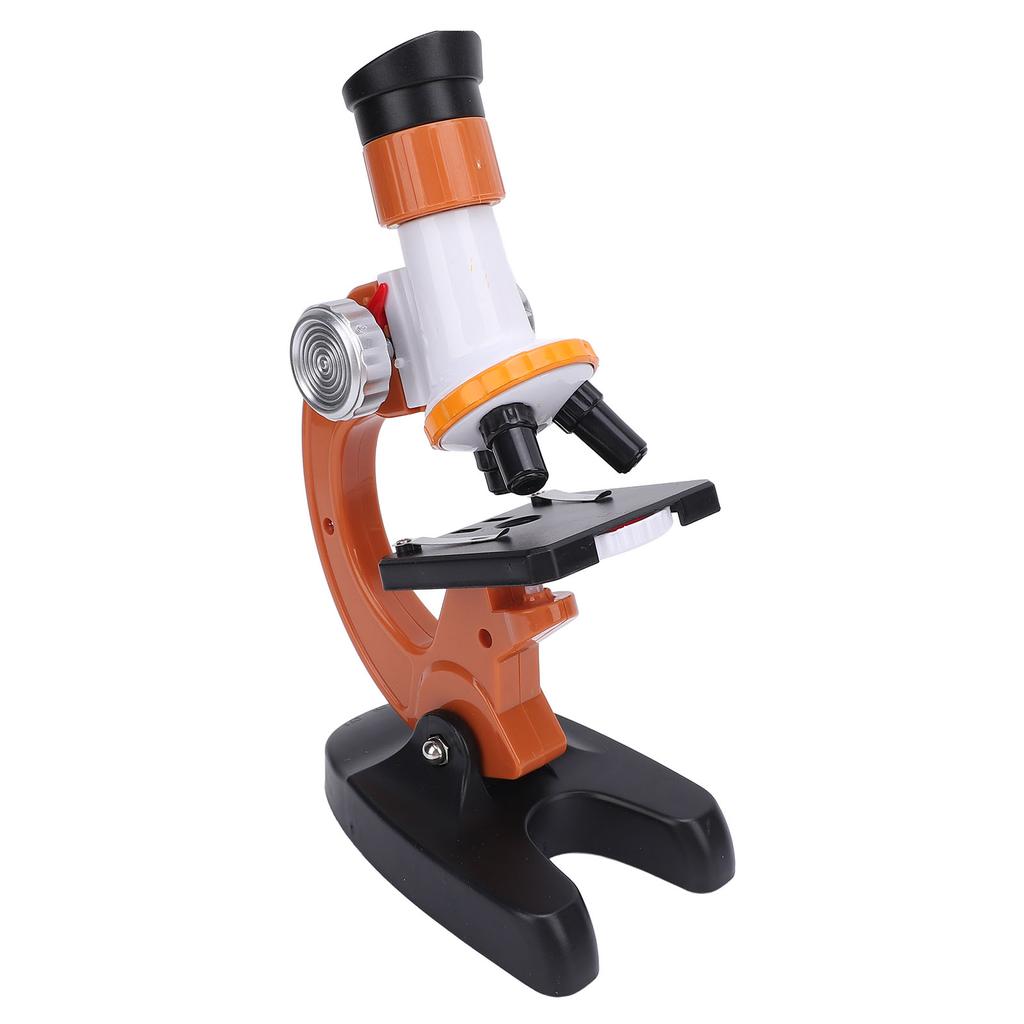 Microscope for Kids High Definition Battery Powered Microscope Science Kit with 4 Blank Glass Slides