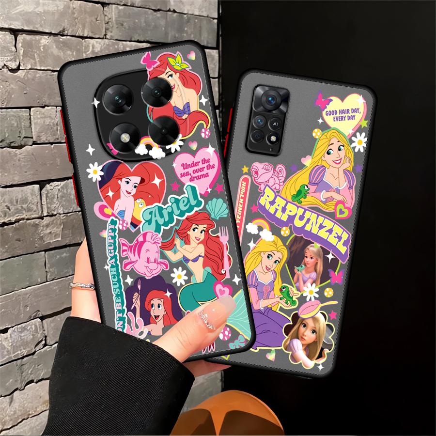 Funda Phone Cover Case for Xiaomi Redmi Note 15 A4 12 13 14 Pro Plus 14C 10 9S 13C 11 Ariel Rapunzel