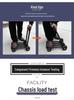 Compact Folding Hand Truck: Portable Four-Wheel Small Trailer Cart for Travel, Shopping, and Luggage Transport.