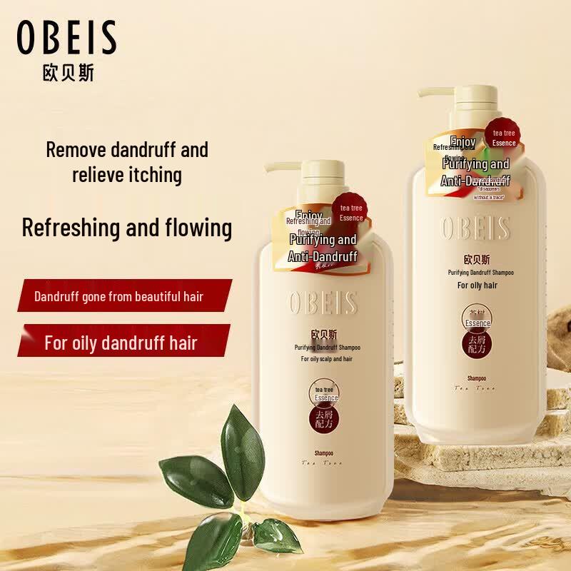 OBEIS Зеленый чай Очищающий шампунь против перхоти