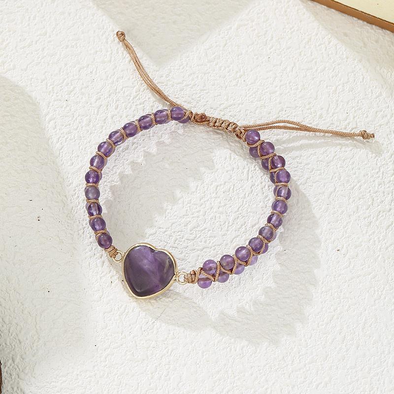 

Vintage Ethnic Style Woven Rope Double-layer Bead Bracelet, Women s Personalized Creative Holiday Accessories Zircon