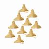 12 pz Scatola di Legno Gioielli Custodia Regalo Angoli Protettori Decorativi Copertura Bordo in Ferro Paraspigoli