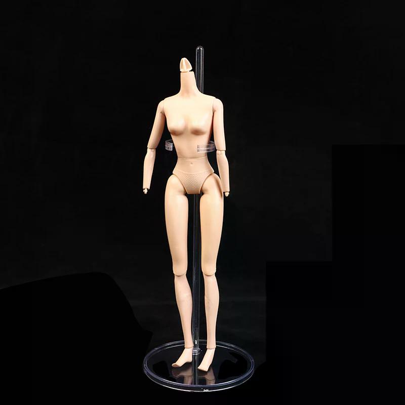 30cm 1/6 Acrylic Doll Stands Transparent Figure Display Waist Foot Support Rack Bracket For Doll Toys Show High