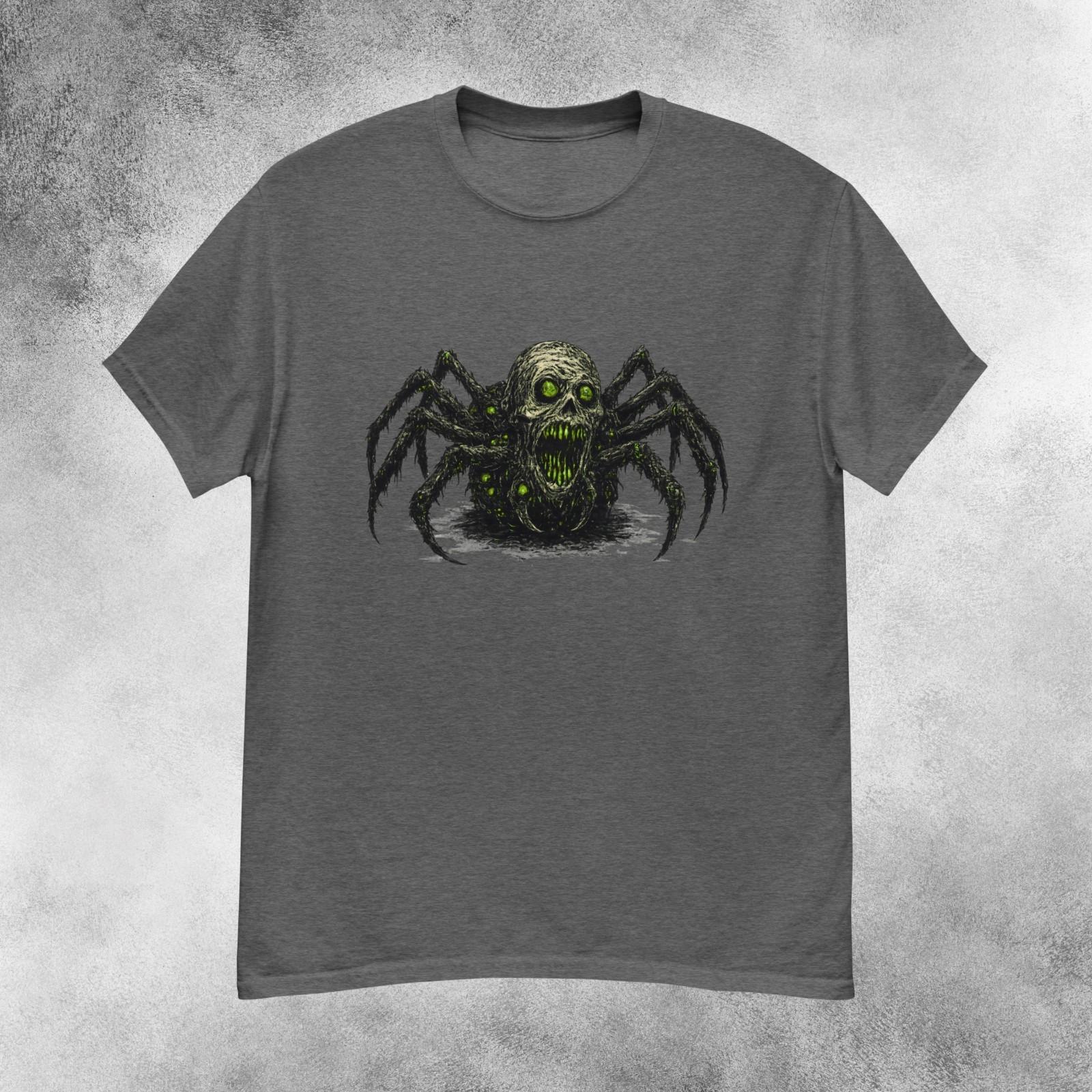 Radioactive Slime Mutant Spider Horror T‑Shirt Mens S-2XL S разноцветный