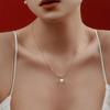 Pearl Pendant Necklace - Women's Elegant, Versatile Clavicle Chain Gift for Friend or Girlfriend