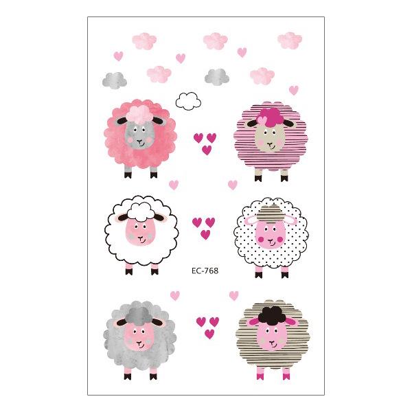 Children's Waterproof Princess Cartoon Tattoo Stickers for Birthday Parties