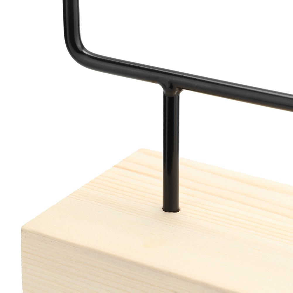 24 Holes Elegant Metal Jewelry Storage Rack Earrings Necklace Display Stand   for Home