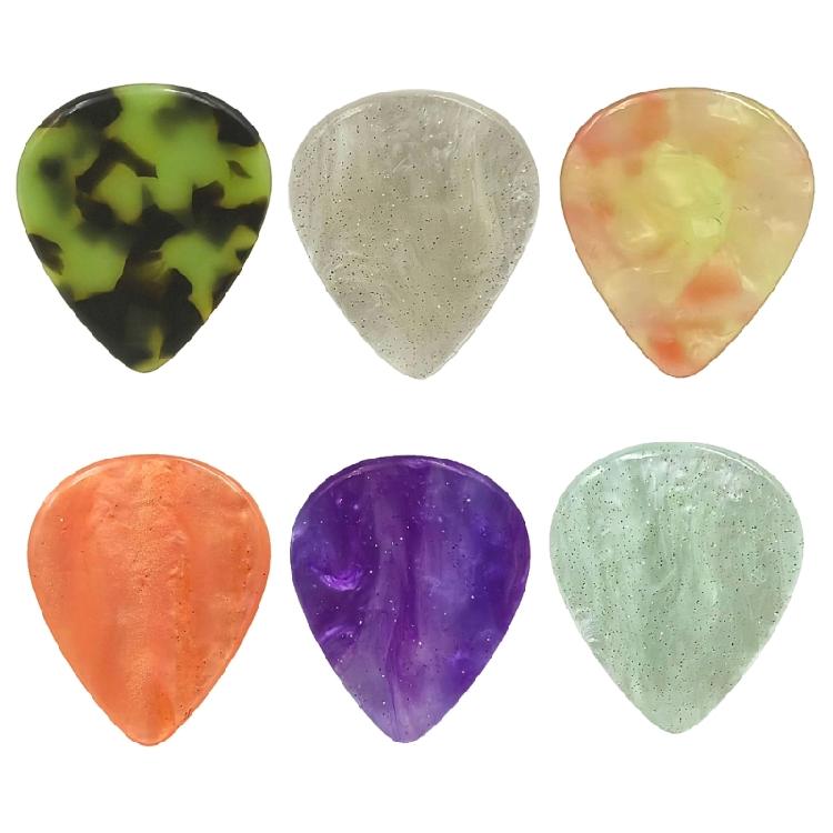 Droplet Shape Acoustic Guitar Thumb Picks Resin Electric Guitar Pick Plectrums String Instrument Accessories Easy to Use