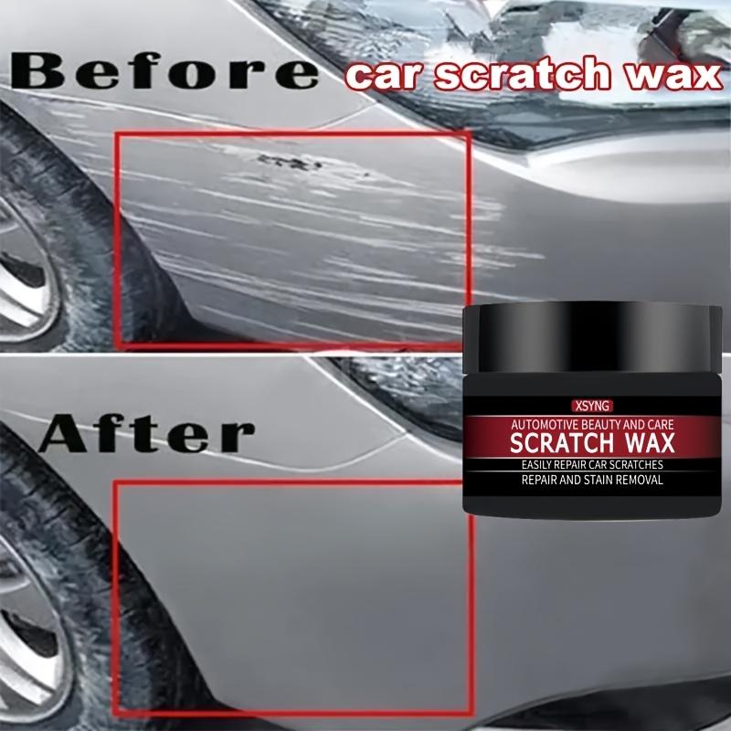 Car scratch repair wax, universal paint scratch and vortex remover, car exterior repair polishing paste kit